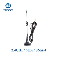 2 шт 2,4 GHz антенна маршрутизатора с магнитным основанием 2,4G Wifi антенна Bluetooth Antena SMA Male 2400M модем антенна TX2400-XPL-150