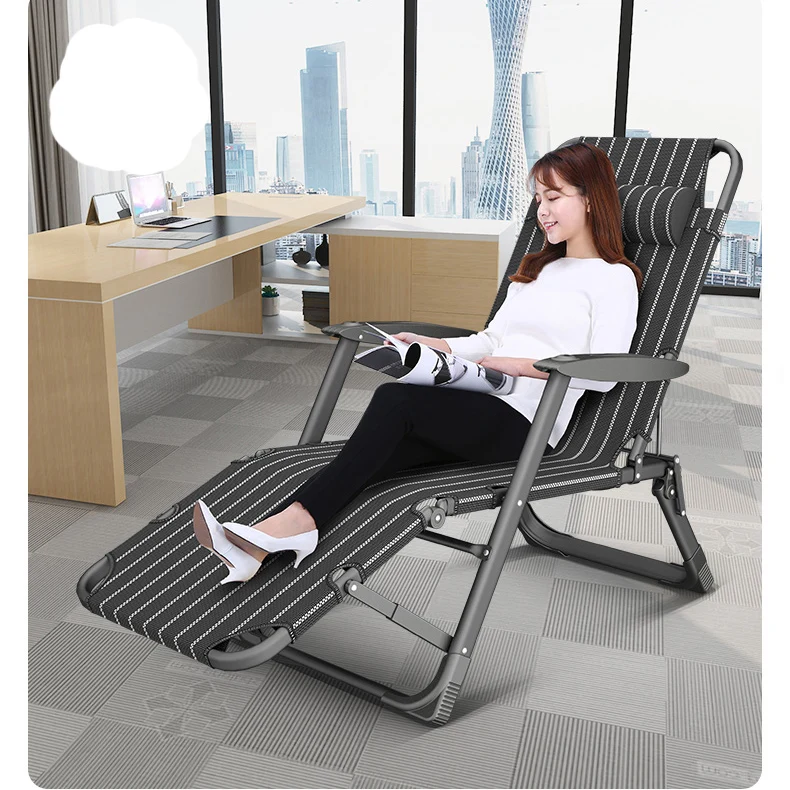 

Folding Chair Folding Afternoon Rest Bed Single Summer Chair Home Leisure Portable Back Lazy Sofa Cool Chai