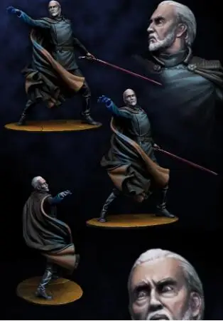 Разобранный 1/24 75 мм старинный воин с базовой фигуркой из смолы набор миниатюрных