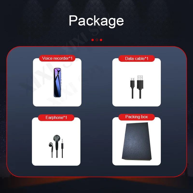 Диктофон диктофон звук мини аудио mp3 плеер профессиональный цифровой HD