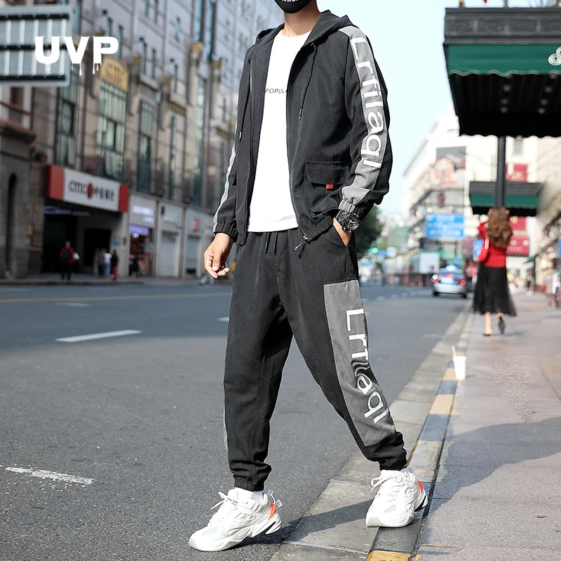 

2PCS Sweatshirt Men Tracksuit Men Set Sweat New 2019 Brand Autumn Winter Casual Hoodie Men Jacket Men's Fashion Overcoat