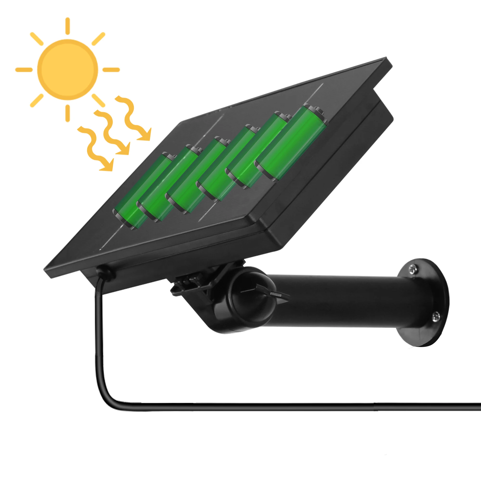 4W wodoodporny Panel słoneczny wbudowany 18650 bateria zewnętrzna 2m kabel naładowany USB 5V 12V zasilany do kamera WIFI do monitoringu 4G Router 3 4W wodoodporny Panel słoneczny wbudowany 18650 bateria zewnętrzna 2m kabel naładowany USB 5V 12V zasilany do kamera WIFI do monitoringu 4G Router 3