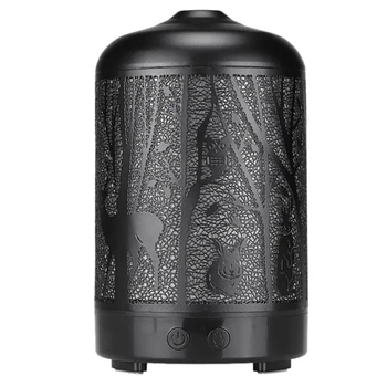 

Iron Art Aroma Diffuser Fawn Colorful Night Light Home Office Convenient Essential Oil Diffuser Eu Plug