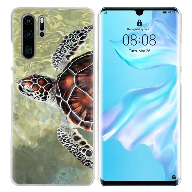 Черепаха чехол для huawei mate 30 20 10 P20 P30 Lite Pro P Smart Y9 Prime Honor 8A 8X 10i PC Чехлы для телефона - Цвет: 03