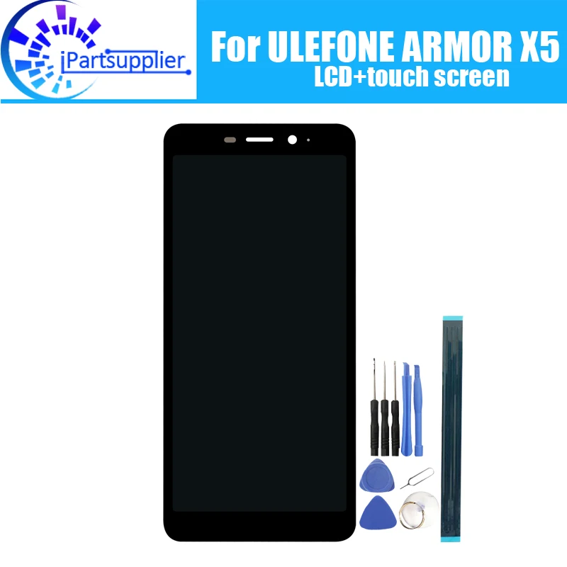 ULEFONE ARMOR X5 ЖК-дисплей+ сенсорный экран протестированный ЖК-дигитайзер стеклянная панель Замена для ULEFONE ARMOR X5