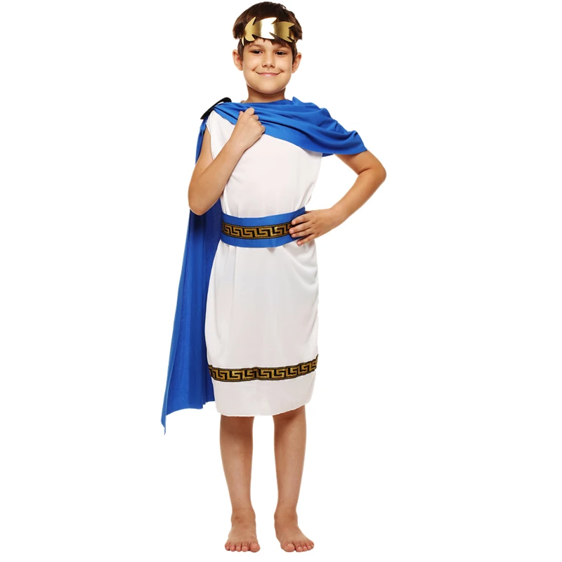 Boys Greek King Cosplay Roman Children Costumes Arabic Prince Caesar ...
