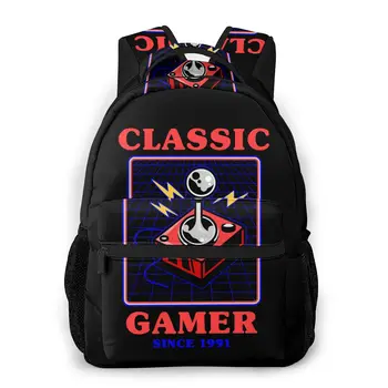 

Gamer New Pattern knapsack Space Invaders Teens Books Backpack