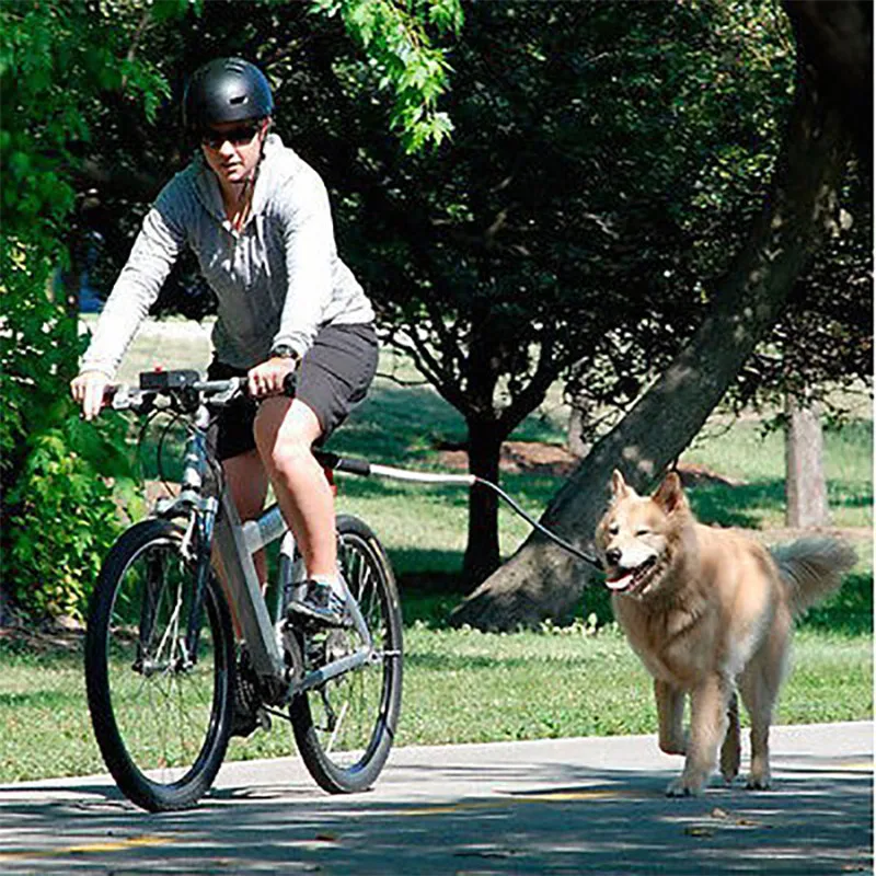 

Nylon elastic Dog Bicycle Traction Belt Rope Dog Leash Bike Attachment Pet Walk Run Jogging Distance Keeper Hand Free Pets Leash