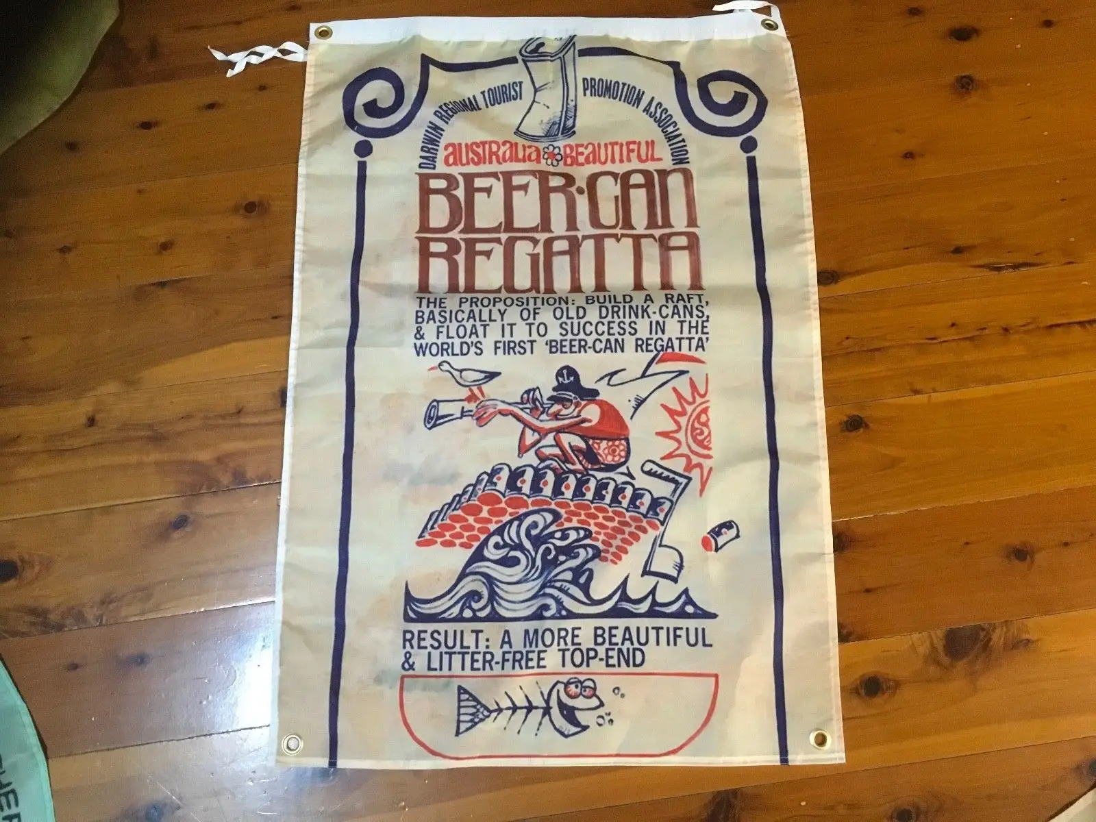 3ft x 5ft 3 x5ft регата пивных банок Дарвин NT пива, состоящий бар сарай знак печати баннер, флаг из полиэстера Размеры 150*90 см