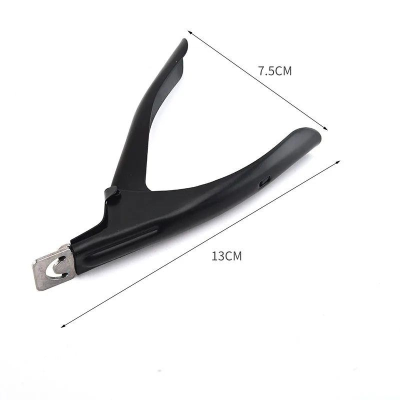 Stainless Steel Art Nail Clipper Professional Cutter UV Gel False Nail Tips Edge Cutters U One Word Clippers Nails Manicure Tool 5