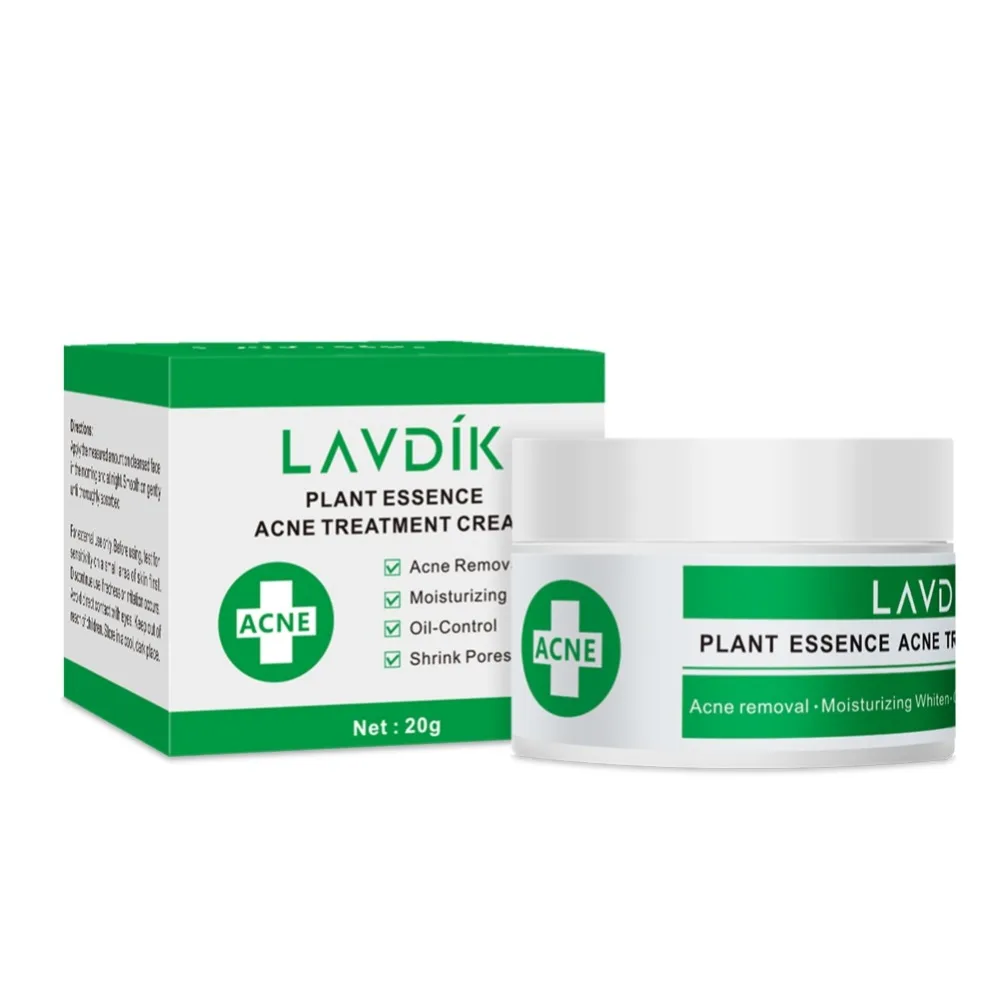Растительная субстанция от угревой сыпи, крем для лечения, увлажняющий питательный крем для кожи, контроль жирности, крем против акне