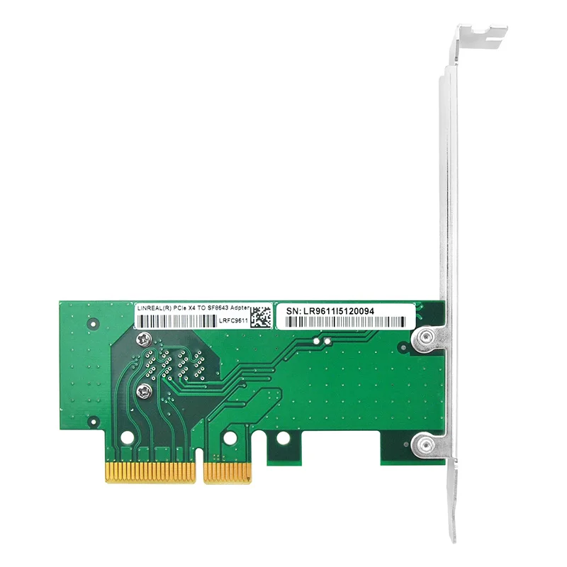 Четырехполосный адаптер Linkreal NVMe PCIe 3,0x4 для SFF-8643 с интерфейсом U.2 SFF-8639