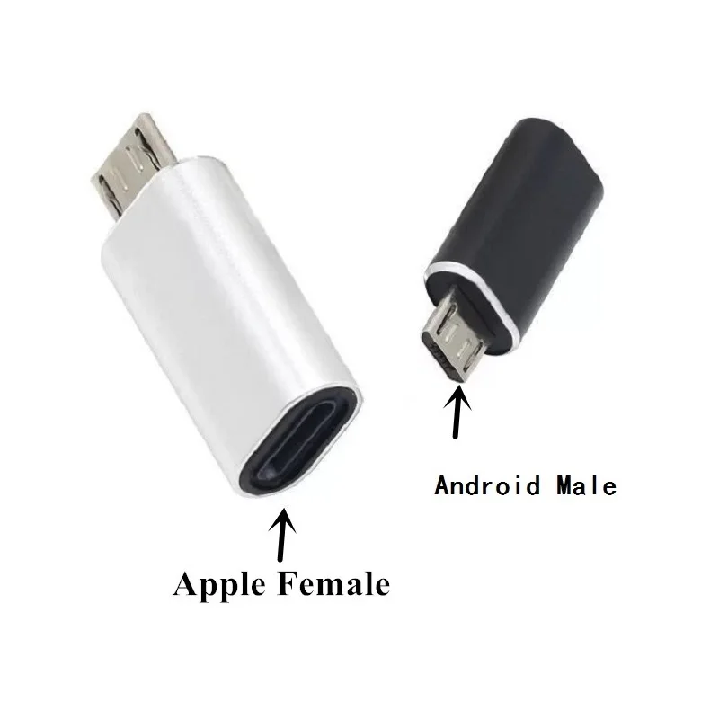 8 контактный кабель с разъемом Lightning для адаптера Micro USB Samsung Xiaomi Huawei Android сотового
