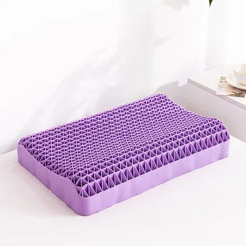 

Black Technology Pectin Pillow Memory Bedding Pillow Neck Protection Slow Rebound Shaped Honeycomb Pillow Pillows 1PC #sw
