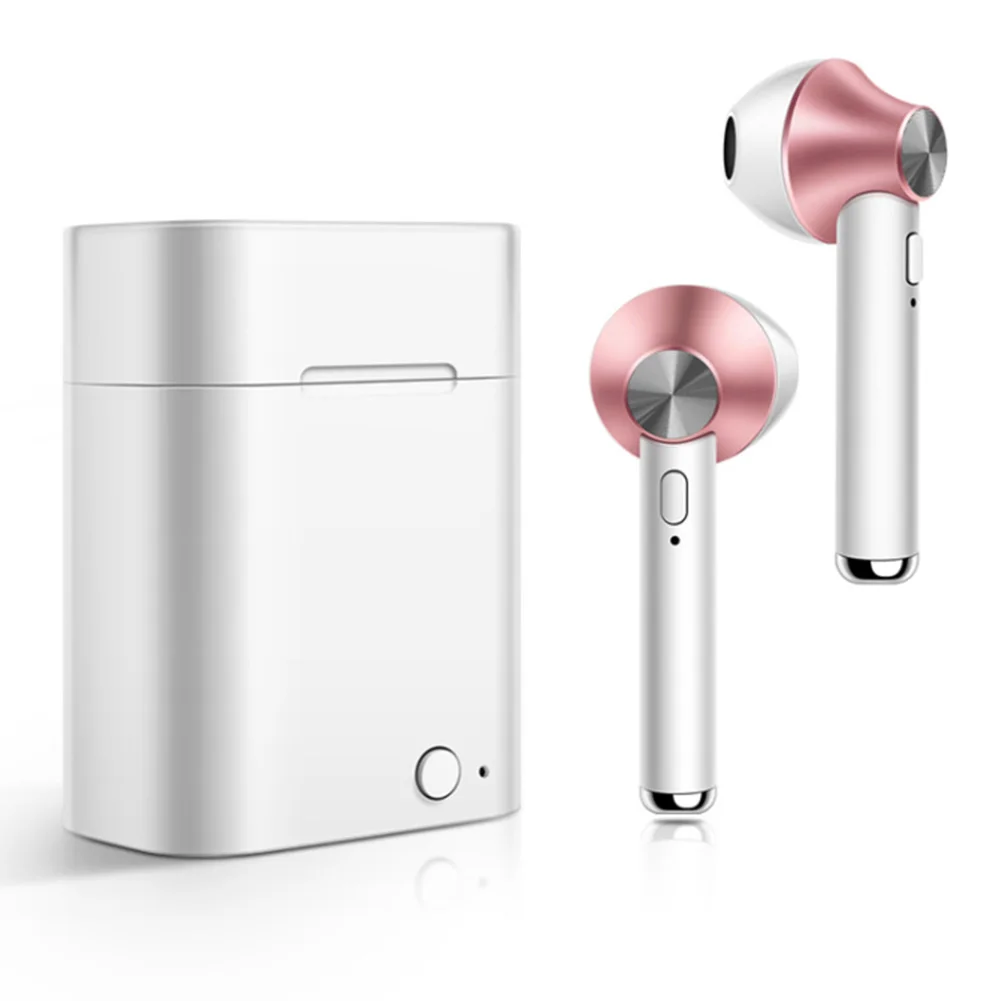 In Ear Microphone Sports Portable Bass Waterproof With Charging Box True Wireless Mini Bluetooth Earphone Subwoofer Stereo Music