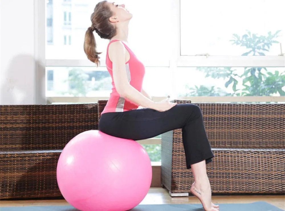 Фитнес Мяч гимнастический фитбол для баланса Пилатес 65 см тренажерный зал Йога