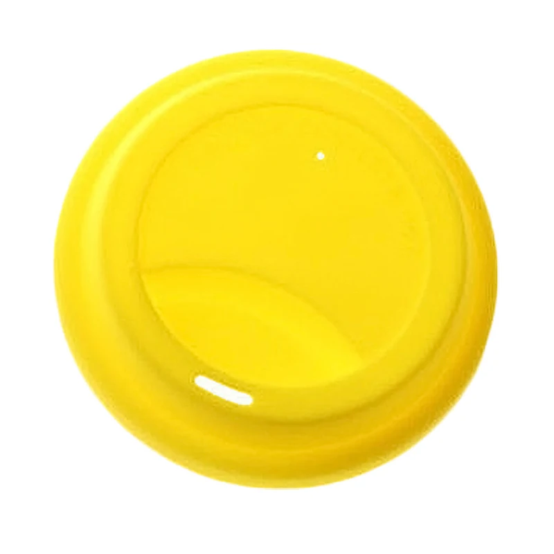 Yellow Открытый Анти-пыль силиконовая крышка чашки герметичный кухонный инструмент герметичная изоляция чай кофе уплотнительная крышка кофе всасывающая крышка - Цвет: Yellow