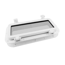 Открывающиеся водонепроницаемые чехлы для люков, пластиковые окна лодок, аксессуары для морской яхты, прямоугольные иллюминаторы, светоустойчивые к ультрафиолетовому излучению