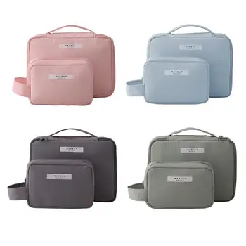 

Hot Sale Cosmetic Bags Candy Color Clutch Women Travel Cosmetic Wash Bag Zipper Makeup Storage Bags for Hiking and Travel