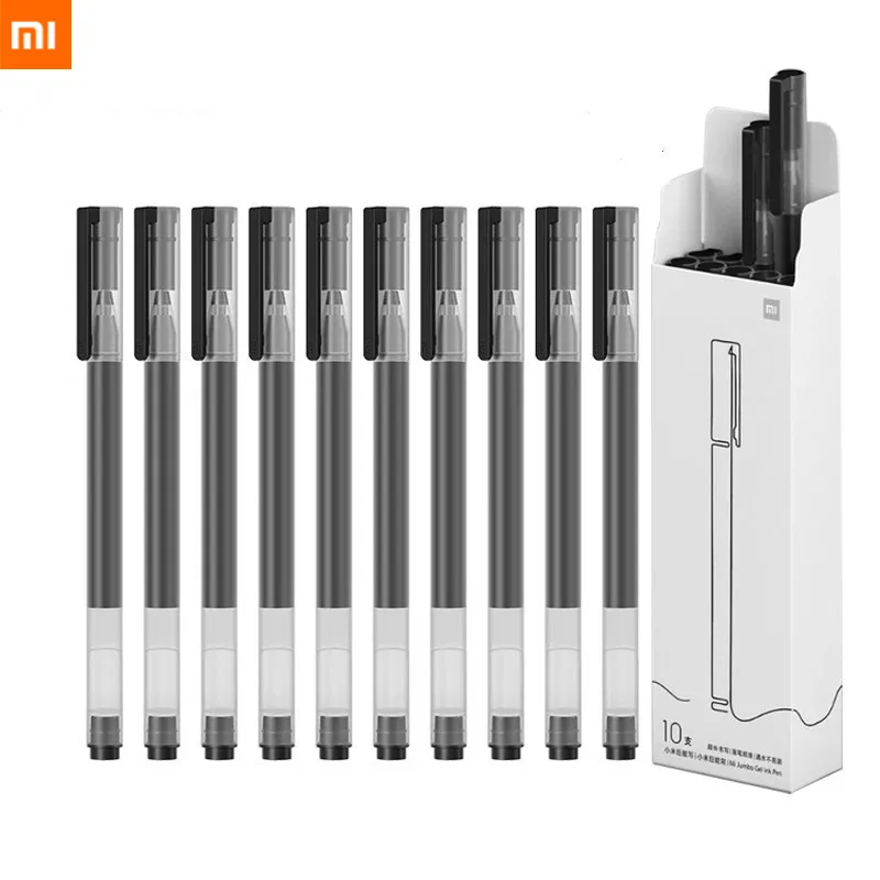Xiaomi сверхпрочная ручка для письма 0 5 мм гелевая ручки подписей гладкие