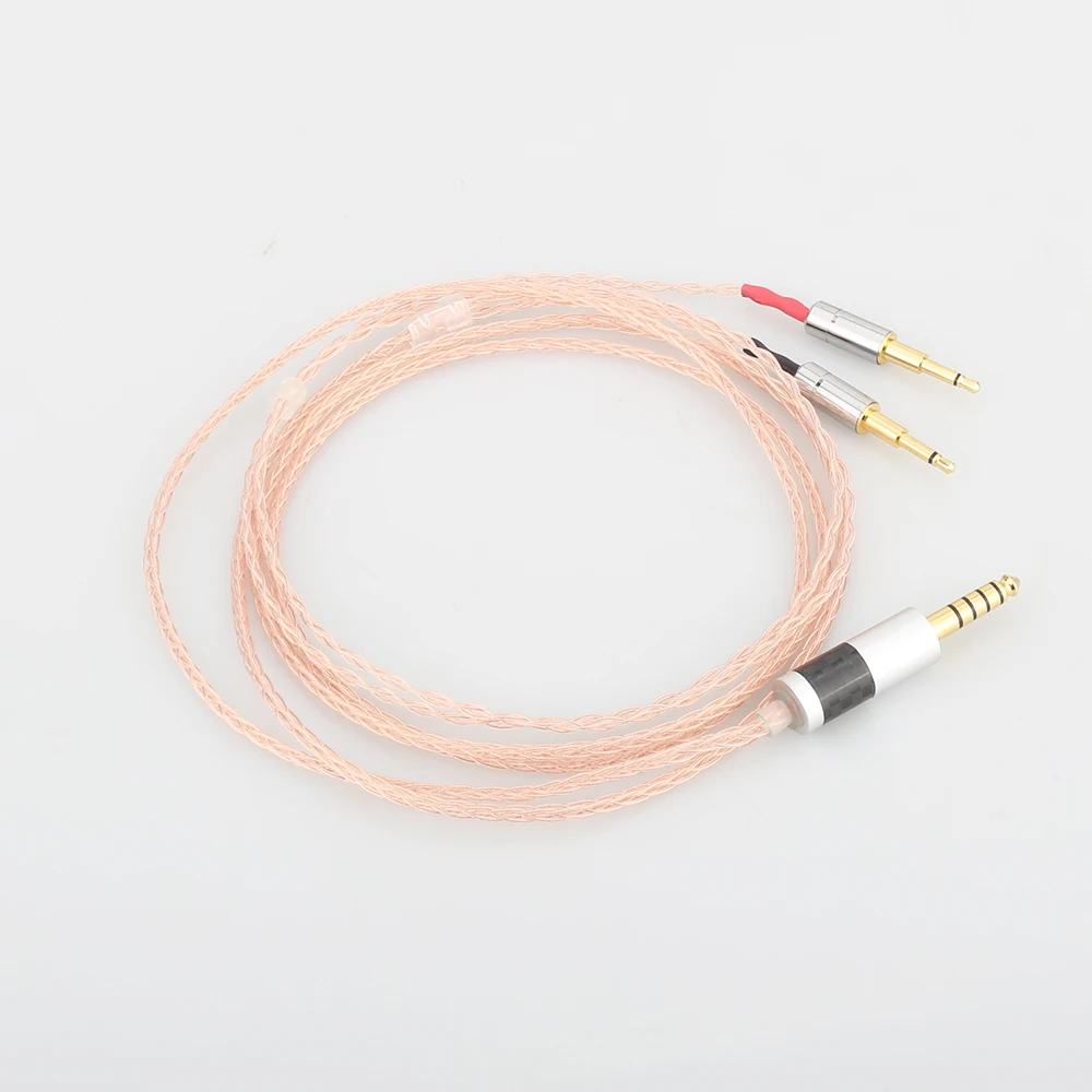 High Quality 2 5 3 5 4 4 XLR Balanced Single Copper Headphone Upgrade Cable for OPPO PM 1 PM 2 HE1000 400S 560