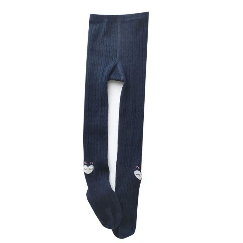 DL Осенние штаны для маленьких девочек, Мягкие штаны, леггинсы, Детские милые эластичные штаны с принтом животных, Новинка - Цвет: DL