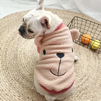 

Autumn and Winter Cat Clothes Pet French Bulldog Dog Coat Thickened Teddy Cashmere Dog Sweater Schnauzer Pet Dog Clothes