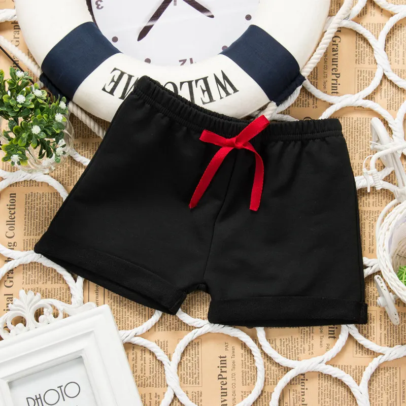 

18 Summer Men And Women Children Pure Cotton Candy Short Shorts Lycra Solid Color Children Modal CHILDREN'S Shorts