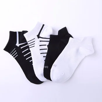 

Striped Sports Basketball Ankle Socks Men New Running Low Cut Socks Boat Socks Cotton Black Boys Hiking Socks Cozy Short Socks