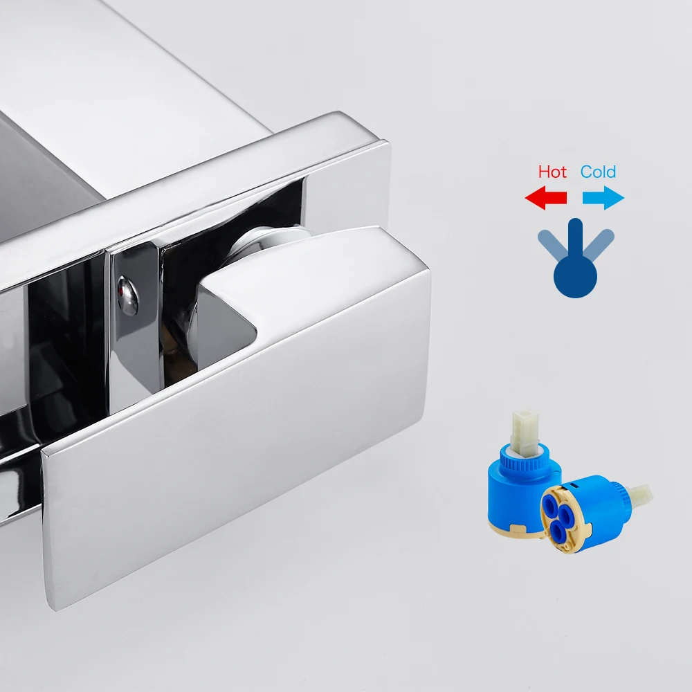 Смеситель для раковины смесители Высокий Однорычажный хромированный Водопад