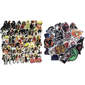 

63/70Pcs Japan Anime Naruto Sasuke Cartoon For Snowboard Laptop Luggage Fridge Car-Styling Vinyl Decal Home Decor Stickers