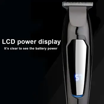

Profession Electric Hair Clippers Men T-Blade Beard Trimmer Barber Grooming Kit