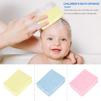 

Newborn Baby Shower Bath Sponge Wide Scope of Application Simplicity Children Bathing Body Wash Soft Rubbing Brush