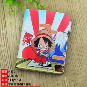 

New Wallet Animation Game Series One Piece Luffy Student Wallet Non-silk Walletjavascript: