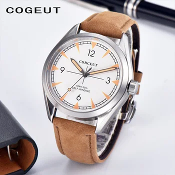 

007 Spectre Watch Men Mechanical Male Automatic Seagull Movement Self-Wind Wristwatch Full Steel Sapphire Glass Men Corgeut 41mm