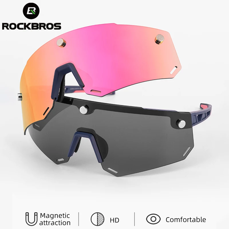 Велосипедные солнцезащитные очки 2 в 1 ROCKBROS для мужчин горного велосипеда