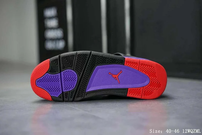 Новинка,, Jordan 4, Ретро стиль, мужская обувь, Баскетбольная обувь, кроссовки, синий, черный цвета, AJ4, спортивная обувь, 308497-140