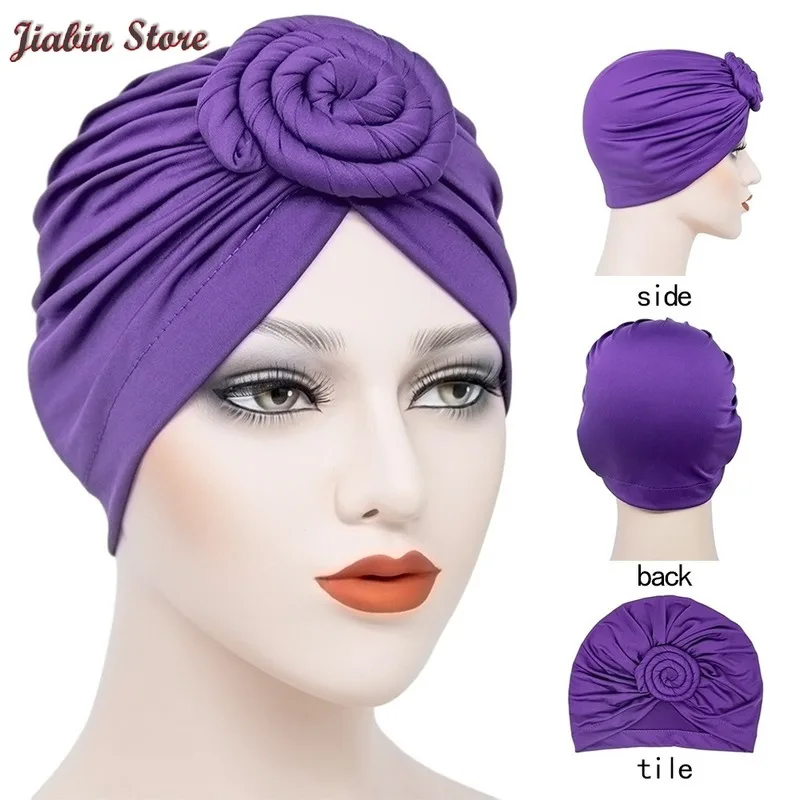 

Solid color India wrap inner hijab bonnet muslim women head scarf turban hijab underscarf caps ready to wear turbante mujer