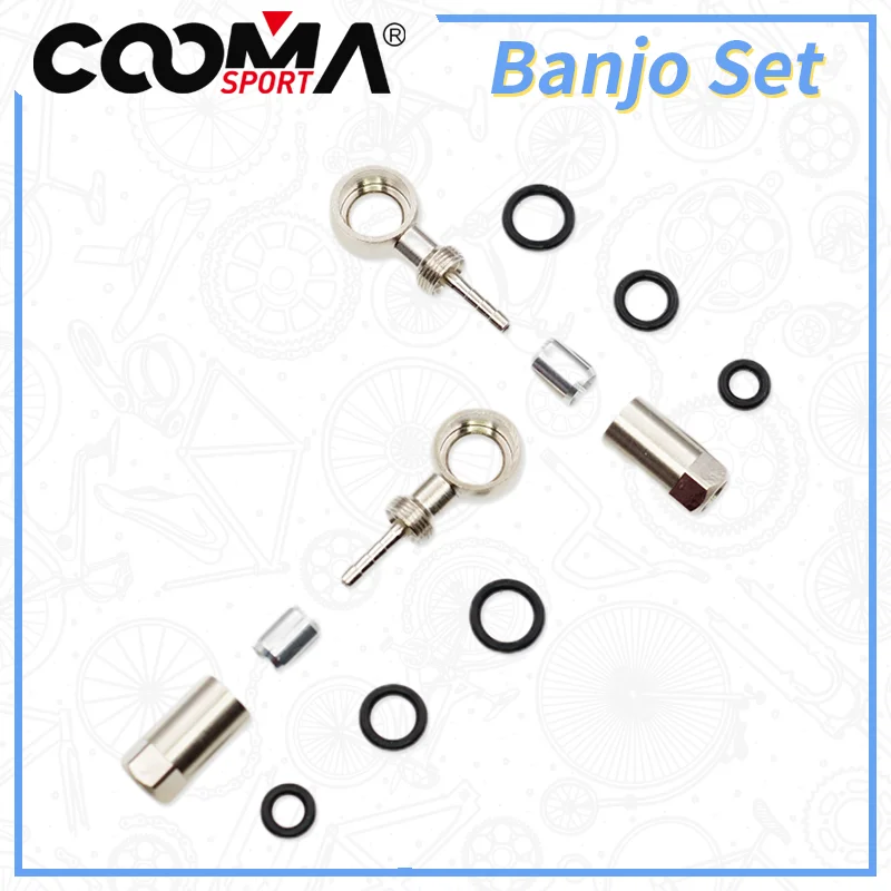 2 Sets Bicycle Disc Brake Banjo Connector for SRAM Level TLM/Ultimate