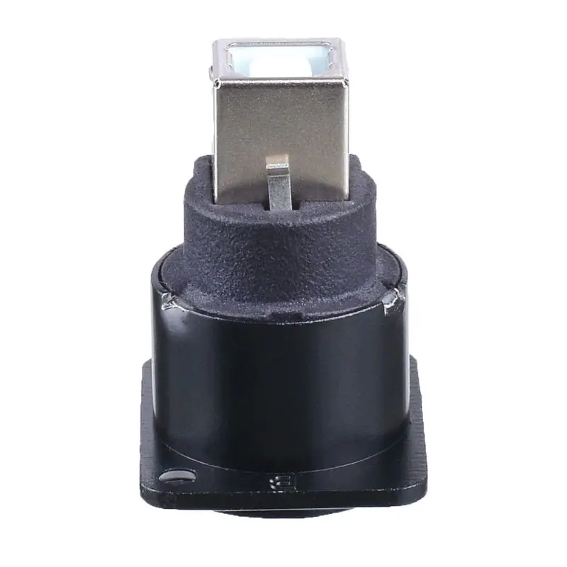 Металлический USB B Тип гнездо к USB Тип гнездо адаптер для монтажа на панель 634A