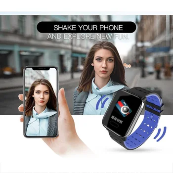 

For Bluetooth Smart Watch Stepback Motion Tracking Blood Pressure Sleep Monitoring Bracelet for IOS/Android Wristwatch