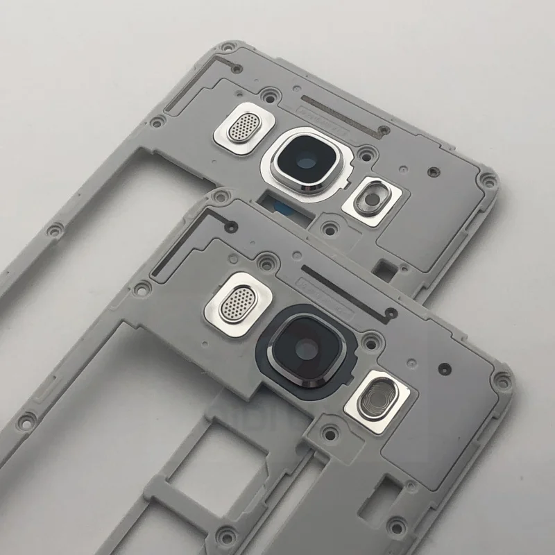 Полный корпус для samsung J5 J510 J7 J710 Передняя средняя рамка батарея задняя панель чехол с боковыми кнопками