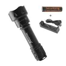 SecurityIng LED Flashlight Osram Infrared IR 850nm Night Vision 38mm Lens Zoomable Torch Lamp with Battery Hot Sale