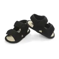 Summer Baby Shoes Newborn Boys Girls Soild Breathable Anti-Slip Sandals Infant Toddler Soft Soled Shoes 5