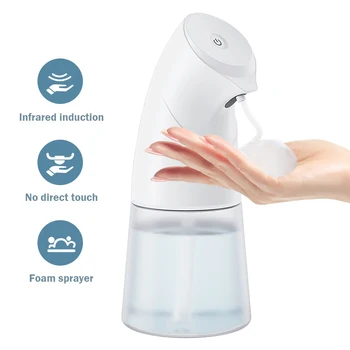 

Automatic Alcohol Spray Dispenser 450ml Touchless Sanitizer Disinfectant Liquid Soap Dispensers IR Sensor Bottle for Bathroom