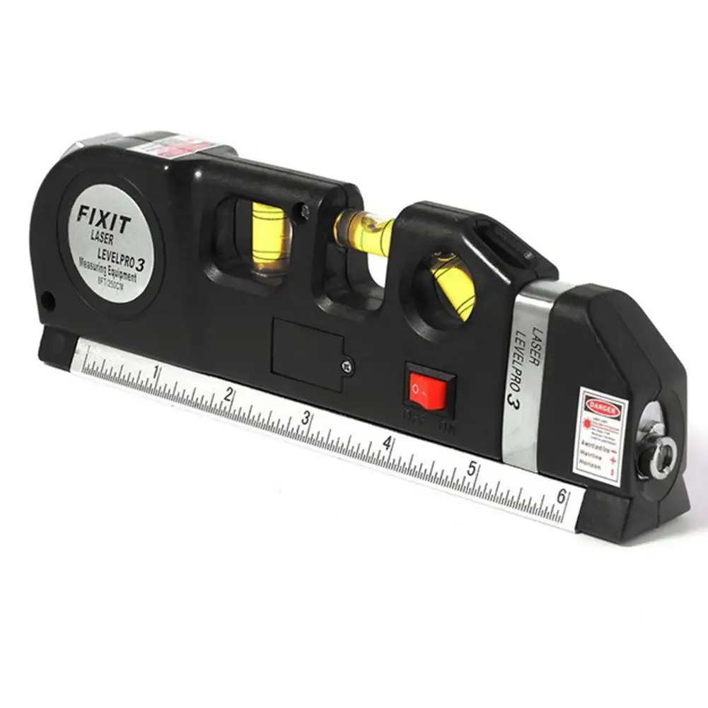 

Lasers Level Levelling 3 Lines Nivel Laser Profissional Horizon Vertical 5.5m Ruler Multipurpose Measure Level Construction Tool