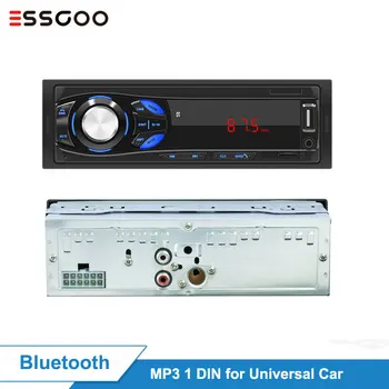 

Essgoo 1 Din Car Radio Bluetooth Car Stereo LED Screen FM Aux Input Mp3 USB AUX IN FM Car Player DAB RDS AM Optional