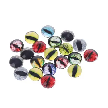

10 Pairs Glass Doll Eyes Animal DIY Crafts Eyeballs For Dinosaur Eye Accessories Jewelry Making Handmade 8/12/18mm R9UE