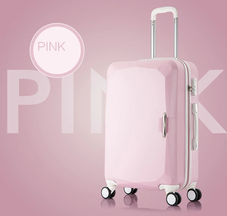 Fashion suitcase5 2" 22" 2" 26" дюймов, высокая емкость, чемодан на колёсиках, Спиннер для студентов, чехол на колесиках, для путешествий, Спиннер, костюм, чехол, посадочная коробка - Цвет: Fashion suitcase5