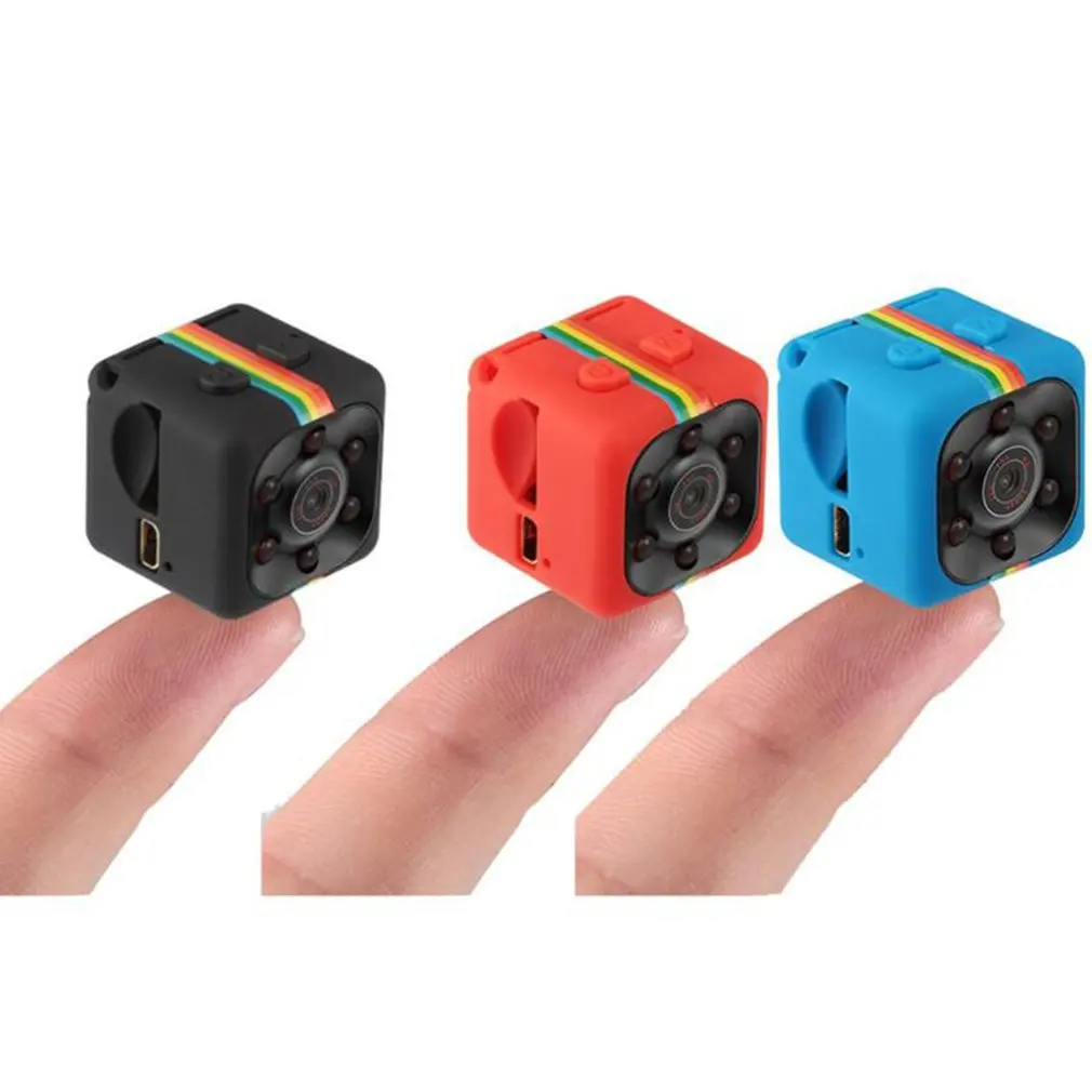 HD 1080P SQ11 Camera Small Mini Camera Wide-Angle Lens Cam Video Sensor Night Vision Camcorder Micro Camera DVR Motion